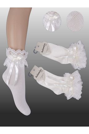 جوراب بژ بچه گانه پنبه - الاستین KIPIRIK BABY - کد 927247770