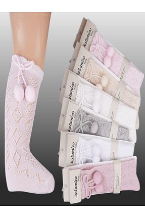 جوراب بژ بچه گانه پنبه - الاستین KIPIRIK BABY - کد 927209765
