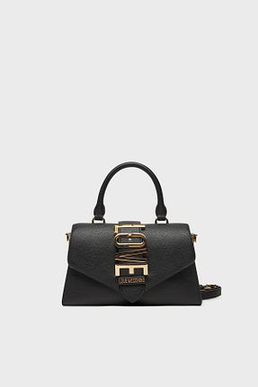 کیف دوشی مشکی زنانه چرم مصنوعی Love Moschino - کد 927216396
