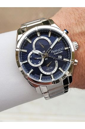 ساعت مچی زرد مردانه 41-45 میلی متر Ferrucci - کد 826703885