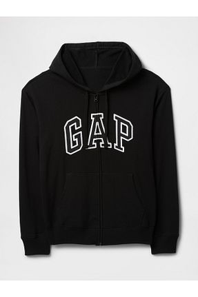 سوئیشرت مشکی زنانه چاپی GAP - کد 927228930