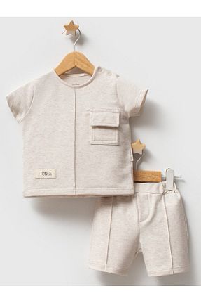 ست نوزادی نباتی بچه گانه پنبه ای Tongs Baby - کد 927197427