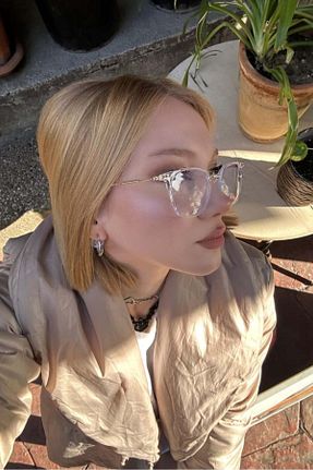 عینک محافظ نور آبی سفید زنانه 50 BluePepper - کد 927240202
