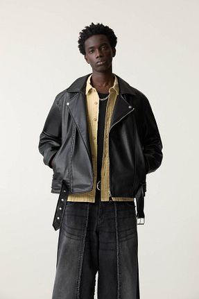 کت مشکی مردانه رگولار Pull & Bear - کد 899202153