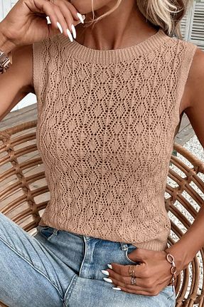بلوز زرد زنانه Ajurlu citystyle - کد 927248989