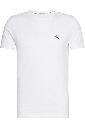 تیشرت سفید مردانه رگولار Calvin Klein - کد 39901685