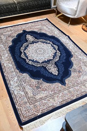 فرش سرمه ای قابل شستشو Şehrinaz - کد 927250672