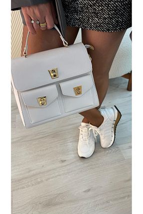 کفش کلاسیک سفید زنانه چرم خالص by emine eren emotion shoes - کد 927580193