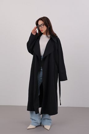 ترنچکت مشکی زنانه پلی استر FACETTE - کد 313420772