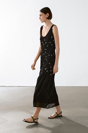 لباس مشکی زنانه بافتنی Massimo Dutti - کد 927314185