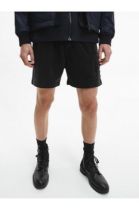 شلوارک و برمودا مشکی مردانه رگولار Calvin Klein - کد 443692557