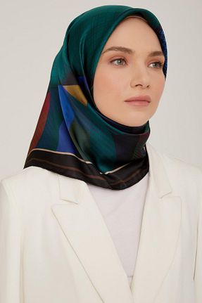 روسری مشکی کرپ ساتن ابریشم Armine - کد 771526867