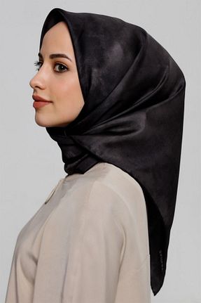 روسری طلائی کرپ ساتن ابریشم Armine - کد 169820288