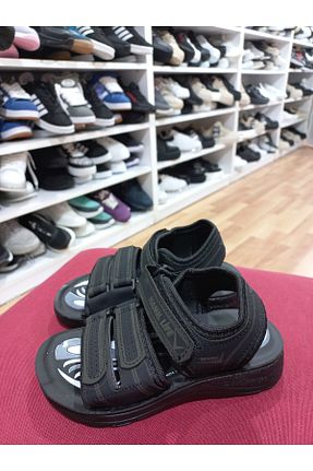 صندل مشکی بچه گانه پاشنه تخت emin kundura - کد 927340253