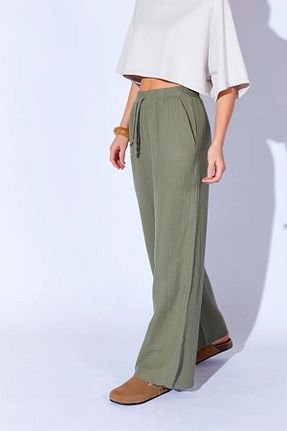شلوار خاکی زنانه پنبه ای THIFF GYMWEAR - کد 927352126