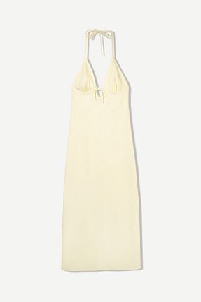 لباس زرد زنانه بافتنی Bershka - کد 927355384
