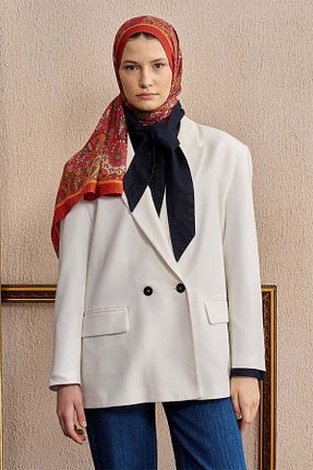 شال نارنجی زنانه پلی استر ED Scarf - کد 927359562