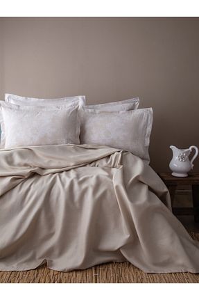 پیکه و ست پیکه دونفره بژ بامبو - پنبه BED LİNE - کد 927349806