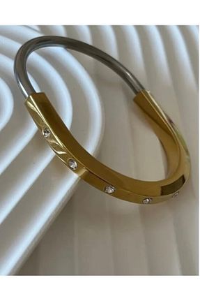 دستبند استیل (فولاد) رنگی زنانه استیل ضد زنگ İNN JEWELLERY - کد 927367138