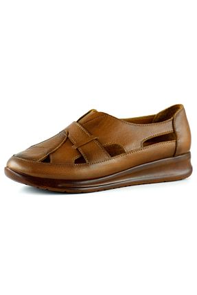 کفش کژوال قهوه ای زنانه چرم خالص Erkan Saçmacı - کد 927394220