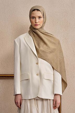 شال خاکی زنانه پلی استر ED Scarf - کد 927369560