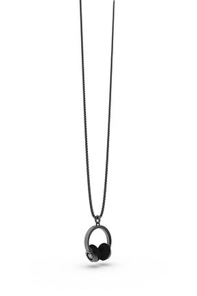 گردنبند استیل ( فولاد ) مشکی استیل ضد زنگ Metalmorphose - کد 927369969