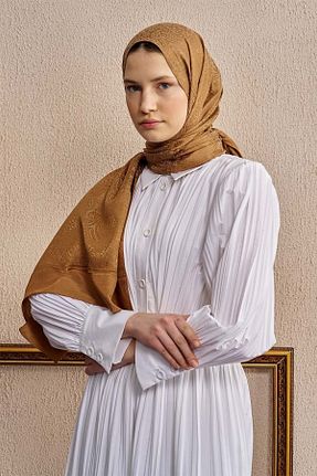شال قهوه ای زنانه پلی استر ED Scarf - کد 927368434