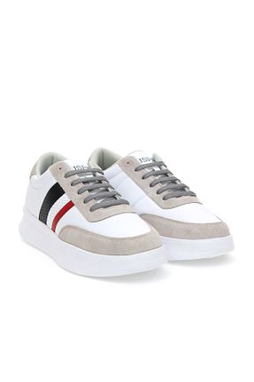 کفش اسنیکر سفید مردانه بند دار U.S. Polo Assn. - کد 927371231