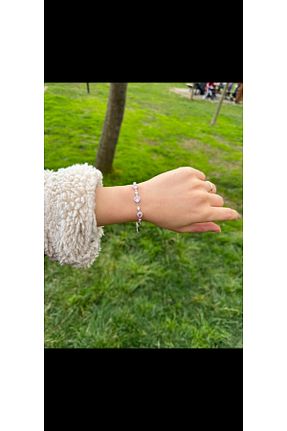 دستبند نقره صورتی زنانه 925 عیار ED CAESAR - کد 927367122