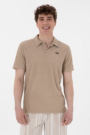 پولوشرت بژ مردانه پنبه ای U.S. Polo Assn. - کد 927375965