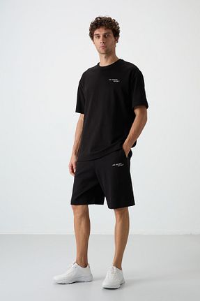 ست بالاتنه و پائین تنه سایز بزرگ مشکی مردانه فاق بلند ACTIVE MODA - کد 927392835