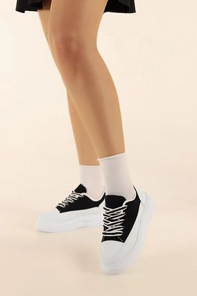 کفش اسنیکر سفید زنانه بند دار AlbiShoes - کد 927385788