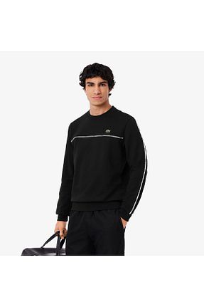 سوئیشرت مشکی مردانه ساده Lacoste - کد 927376435