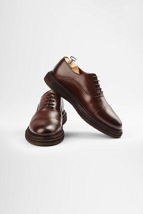 کفش کژوال قهوه ای مردانه پاشنه کوتاه (1 - 4 سانتی متر) ByItallanoshoes - کد 927401347