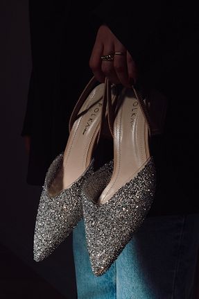 کفش پاشنه بلند کلاسیک بژ زنانه چرم مصنوعی POLKA STORE - کد 927397646