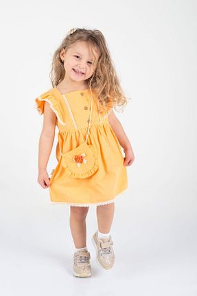 لباس نارنجی بچه گانه بافت Nehirim Kids - کد 925991361