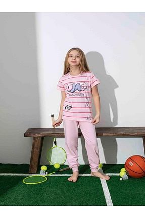 ست لباس راحتی صورتی بچه گانه چاپی KIPIRIK BABY - کد 927528104