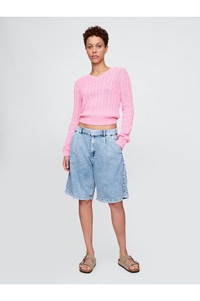 شلوارک و برمودا متالیک زنانه رگولار GAP - کد 929692611