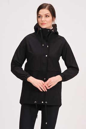کاپشن مشکی زنانه رگولار PIQUE - کد 927460952