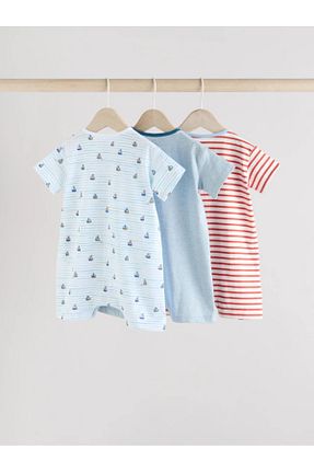 سرهمی آبی بچه گانه آستین کوتاه Next Baby - کد 927538518