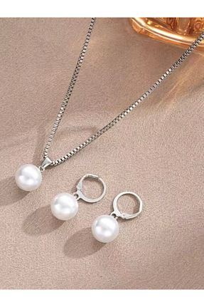 گردنبند مروارید متالیک مروارید اقیانوس monalisatoka - کد 927460152