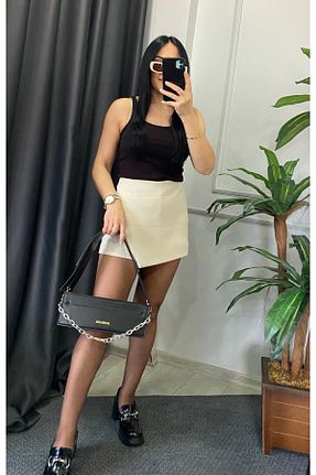دامن زنانه ساتن noir boutique - کد 927510615