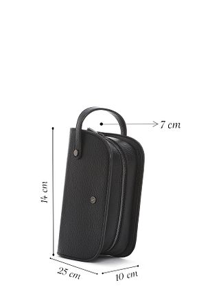کیف دستی مشکی چرم مصنوعی Derimod - کد 927513683