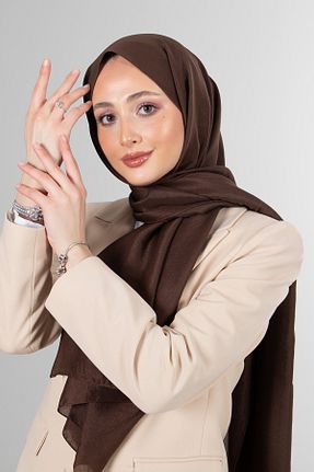 شال قهوه ای زنانه ابریشم ipek dükkanı - کد 927513994
