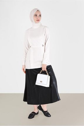 بلوز حجاب سفید زنانه رگولار Alvina - کد 803864043
