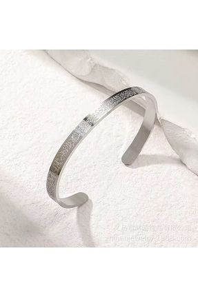 دستبند استیل (فولاد) طوسی مردانه استیل (فولاد) MODA IŞILTISI - کد 927525657