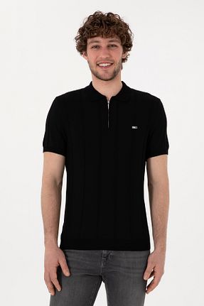 پلیور مشکی مردانه ساده U.S. Polo Assn. - کد 927540488