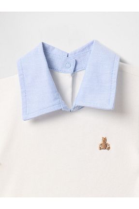 سرهمی سفید بچه گانه آستین کوتاه GAP - کد 927530392
