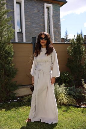لباس طوسی زنانه بافتنی Özge Özgenç - کد 927557228