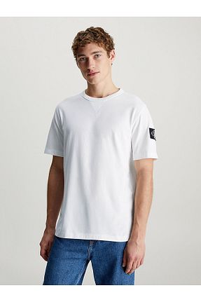 تیشرت سفید مردانه رگولار Calvin Klein - کد 832530040